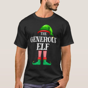 T-shirt Éluve Généreux de Noel pour le groupe de famille
