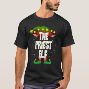 T-shirt Elves Group Le Prêtre Elfe Noël