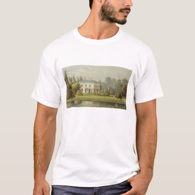 T-shirt Elvills, vert d'Englefield, Repos d'Ackermann du ' (Devant)