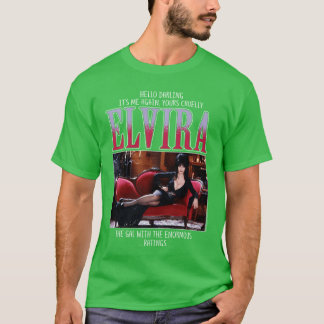 T-shirt Elvira Maîtresse des Ténèbres Énormes Notes Horreu