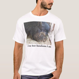 T-shirt Elvis beau, je sais je beau suis