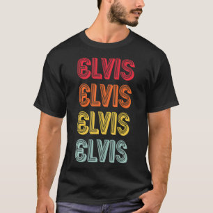 T-shirt ELVIS Nom Personnalisé Funny Retro Vintage Birthd