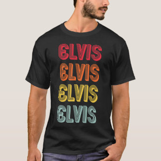 T-shirt ELVIS Nom Personnalisé Funny Retro Vintage Birthd