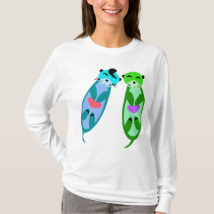 T-shirt Elvis Otter & Ami avec Coeurs #2