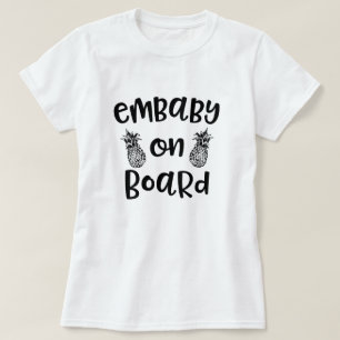 T-shirt Embaby à bord de cadeau d'embryon de transfert de