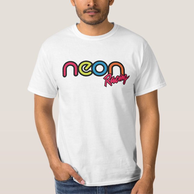 T-shirt Emballage au néon (Devant)