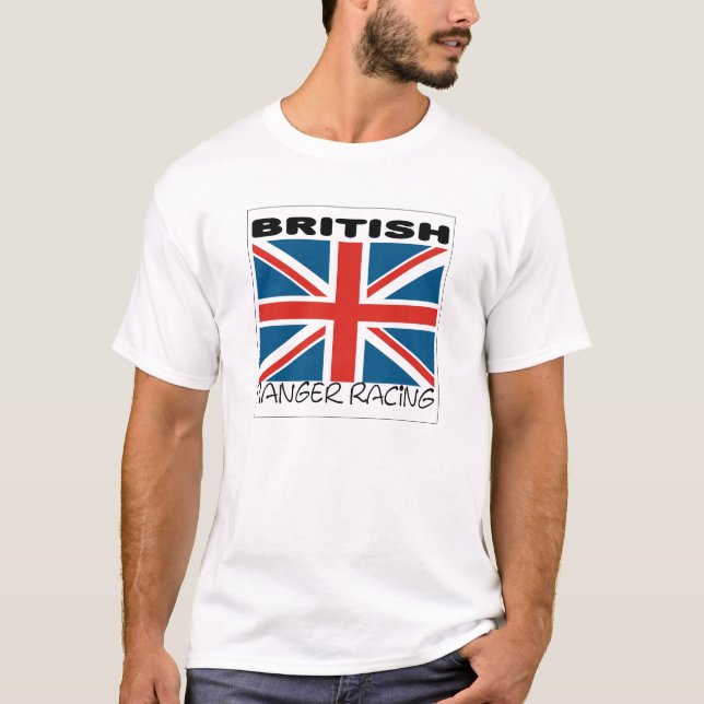 T-shirt Emballage britannique de saucisse (Devant)