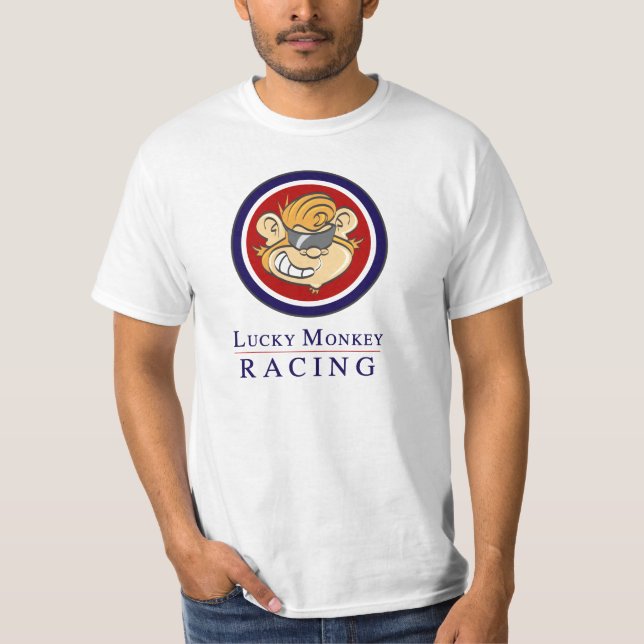 T-shirt Emballage chanceux de singe (Devant)