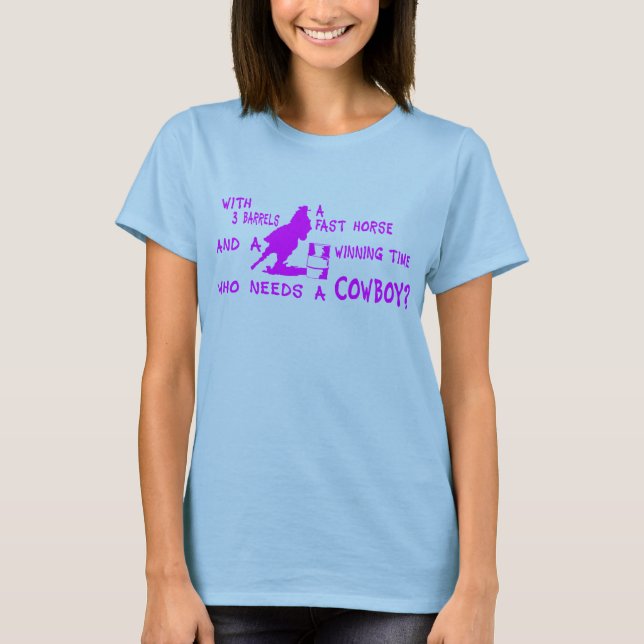 T-SHIRT EMBALLAGE DE BARIL DE FILLE (Devant)
