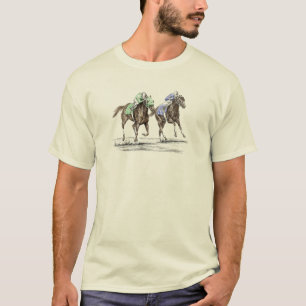 T-shirt Emballage de chevaux de pur sang