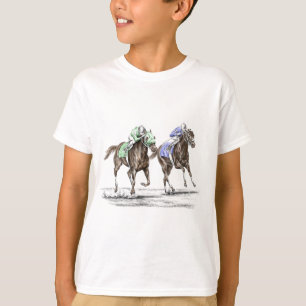 T-shirt Emballage de chevaux de pur sang