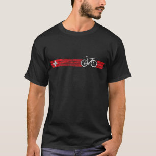 T-shirt Emballage suisse de vélo de la Suisse ch de