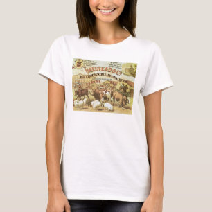 T-shirt Emballeurs de boeuf et de porc, c.1880 (litho de