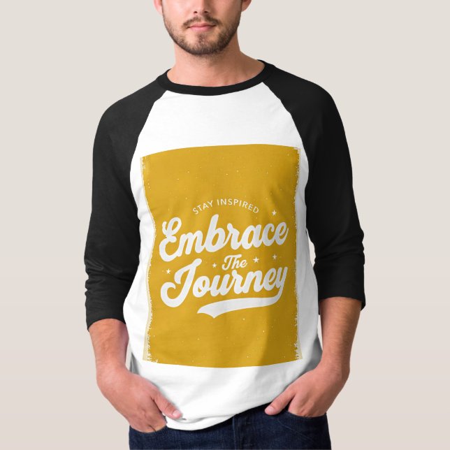 T-shirt Embarquez pour un voyage inspirant d'auto-découver (Devant)