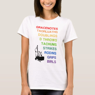 T-shirt Embellissements Bagpipe brillants et audac