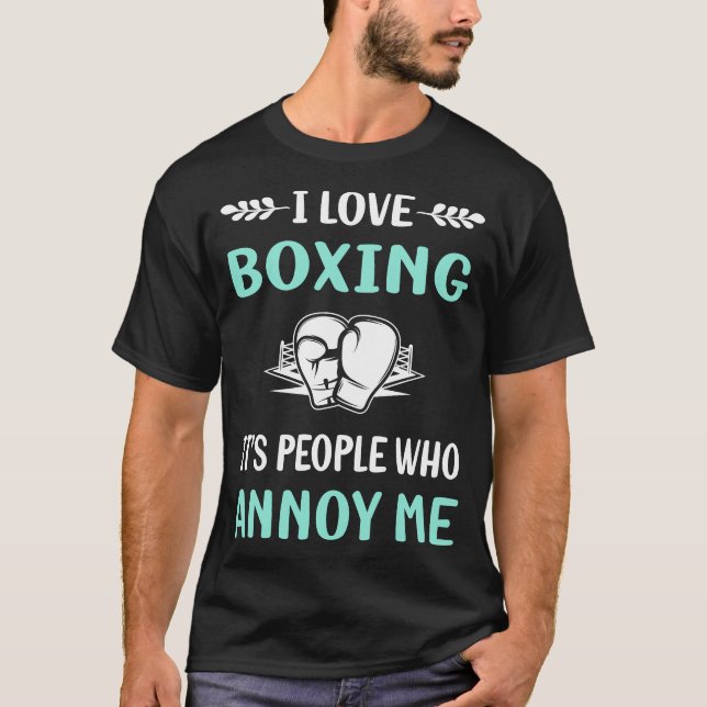 T-shirt Embête-Moi Boxe (Devant)