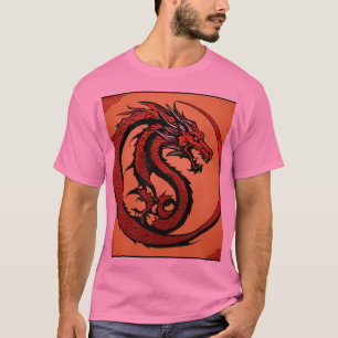 T-shirt Emblem Dragon