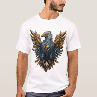T-shirt Emblem Eagle en cristal de victoire