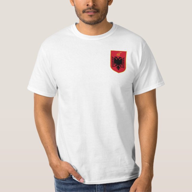 T-shirt emblème albanique (Devant)