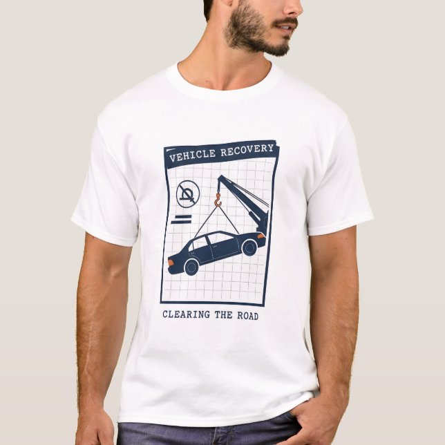T-shirt Emblème Bouclier Moderne d'Unité de Collision (Devant)