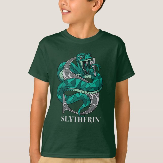 T-shirt Emblème croisé SLYTHERIN™ (Devant)