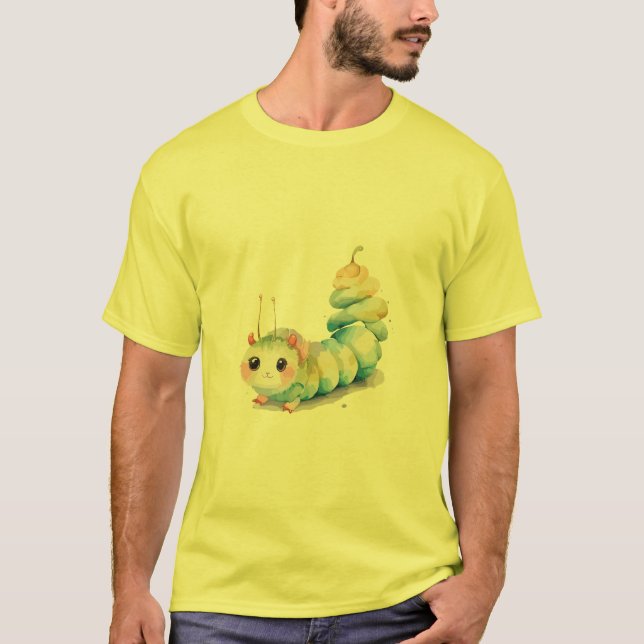 T-shirt emblème d'art Caterpillar (Devant)