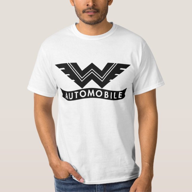 T-shirt Emblème d'automobile de vagabond (Devant)