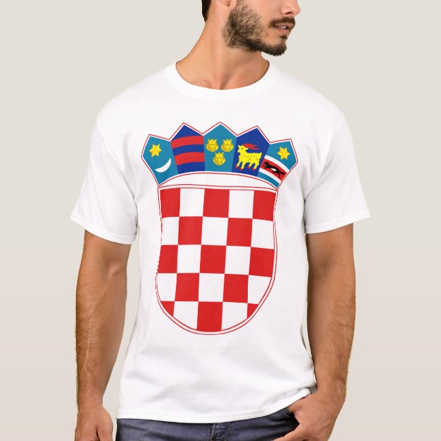 T-shirt emblème de croatie (Devant)