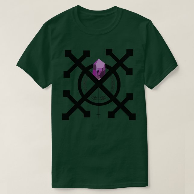 T-shirt Emblème de diamant violet (Design devant)
