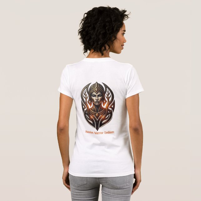 T-shirt Emblème de guerrier ascendant (Dos entier)