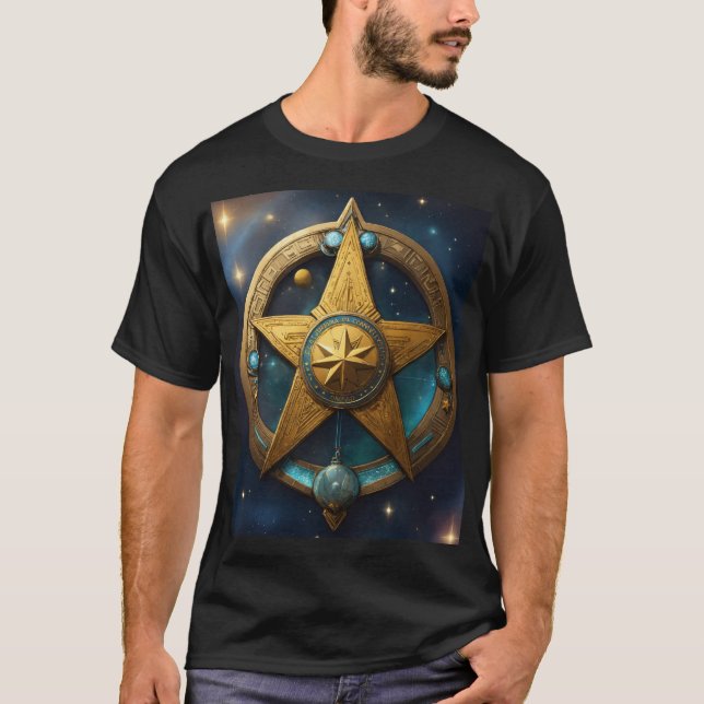 T-shirt Emblème de la commande Ashtar : Gardiens Galactiqu (Devant)