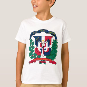 T-shirt emblème de la république dominicaine