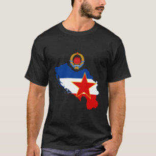 T-shirt Emblème de la Yougoslavie - Carte