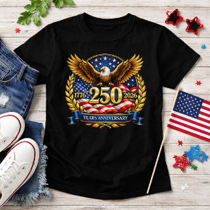 T-shirt Emblème de l'aigle du 250e anniversaire des États-