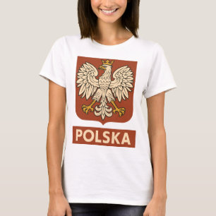 T-shirt Emblème de l'aigle polonais Polska