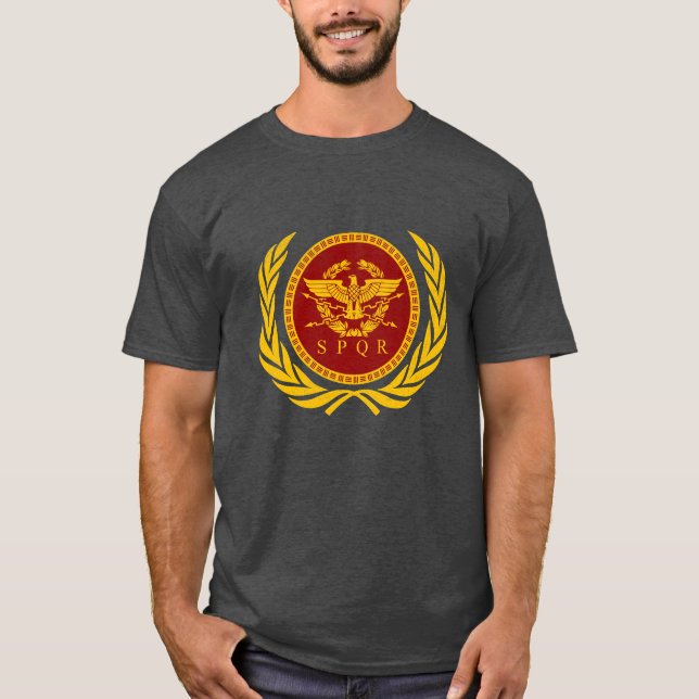T-shirt Emblème de l'aigle SPQR de l'Empire romain et t-sh (Devant)