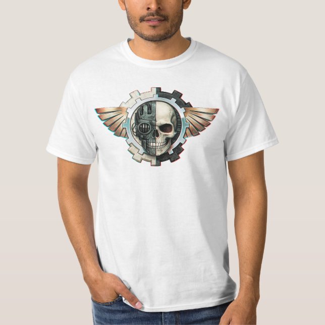 T-shirt Emblème de l'aile de crâne (Devant)