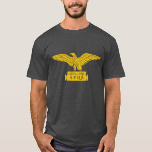 T-shirt Emblème de l'Empire Romain SPQR Eagle