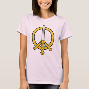 T-shirt Emblème de l'épée de la paix - Logo du symbole de