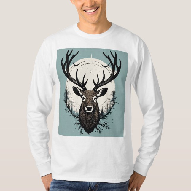 T-shirt Emblème de l'esprit forestier (Devant)