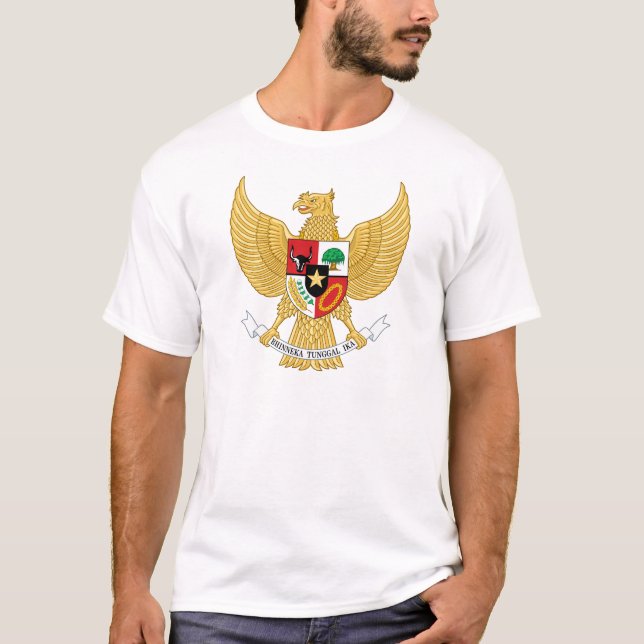 T-shirt emblème de l'Indonésie (Devant)