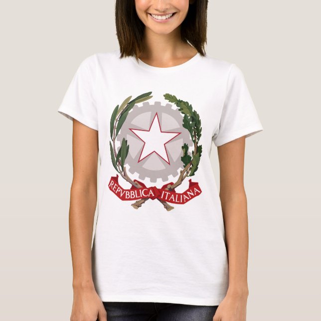 T-shirt emblème de l'italie (Devant)