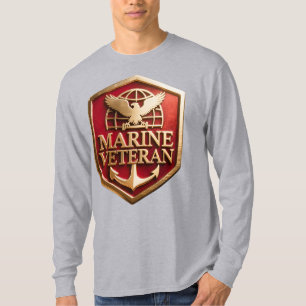 T-shirt Emblème de logo de vétéran du Corps des Marines