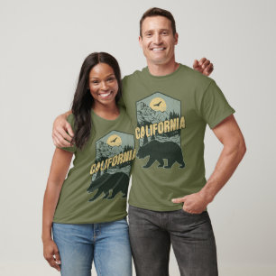 T-shirt Emblème de l'ours sauvage de Californie