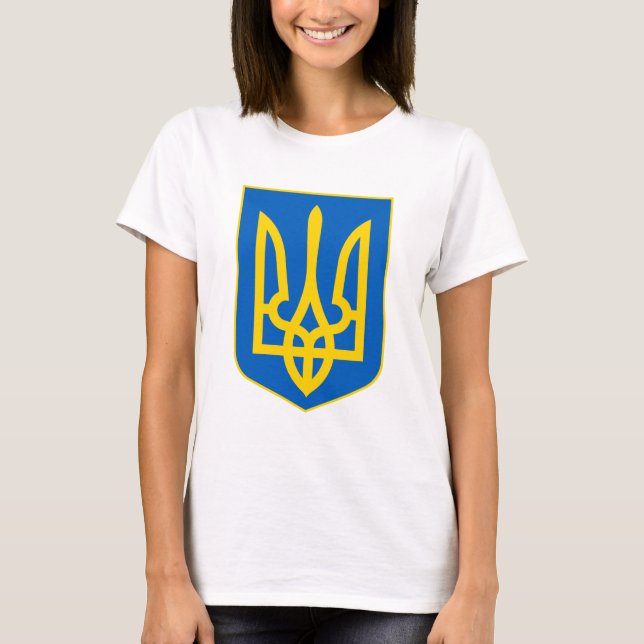 T-shirt emblème de l'ukraine (Devant)