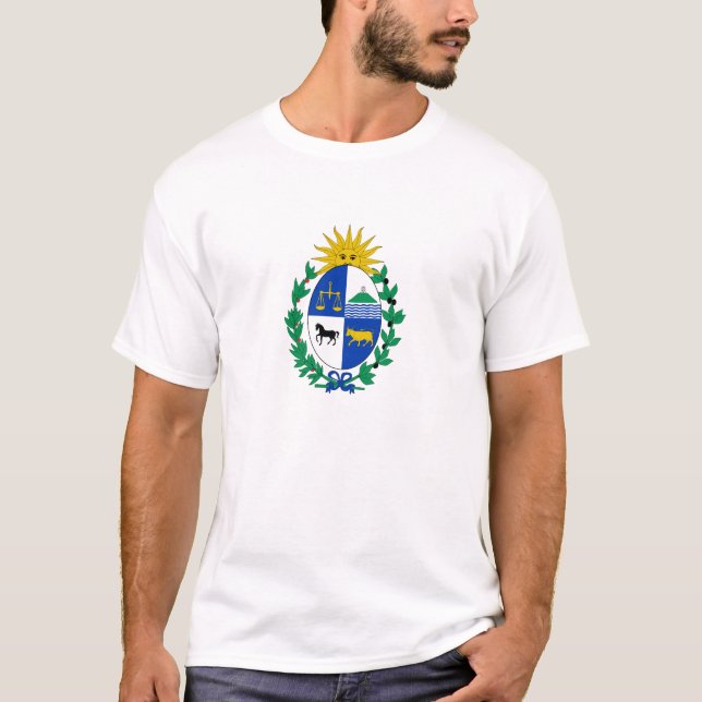 T-shirt emblème de l'Uruguay (Devant)