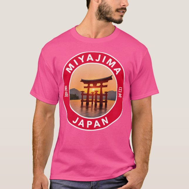 T-shirt Emblème de Miyajima Japon (Devant)