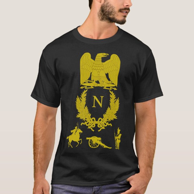 T-shirt Emblème de Napoléon Bonaparte - Histoire militaire (Devant)