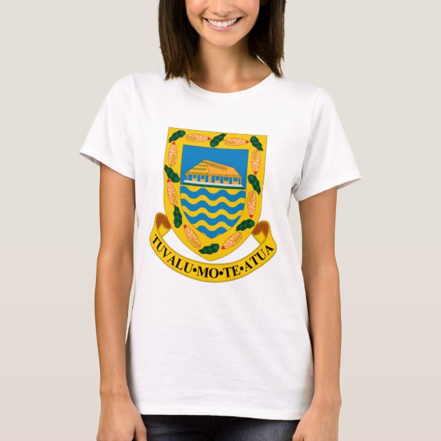 T-shirt emblème des Tuvalu (Devant)