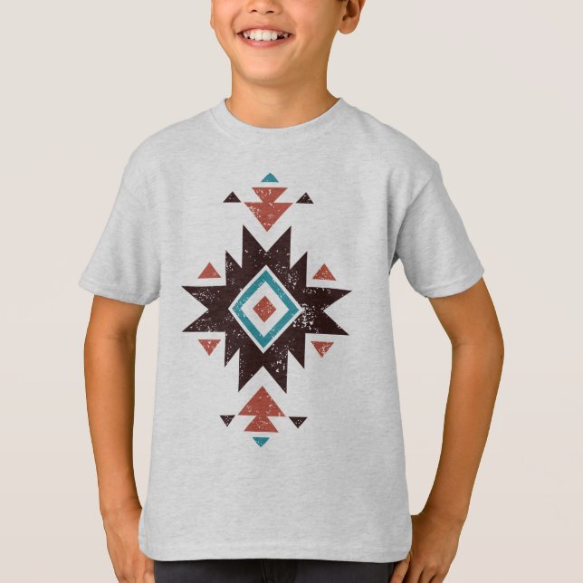 T-shirt Emblème diamant boho (Devant)